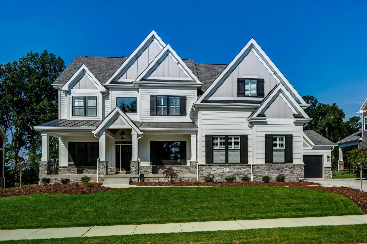 Example Home With James Hardie Fiber Cement Siding