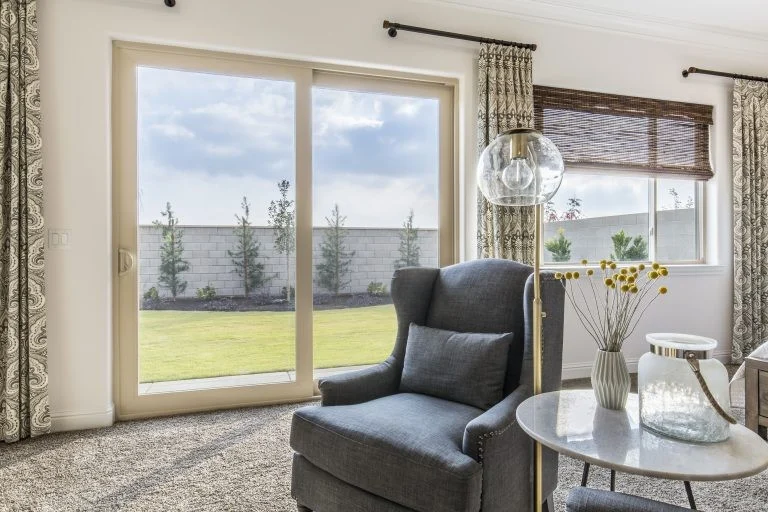 Peakview Windows Chicago Metro Entry Door Replacement Gallery Anlin Sliding Glass Patio Door White Frame Backyard View