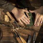A skilled artisan works with their tools of trade